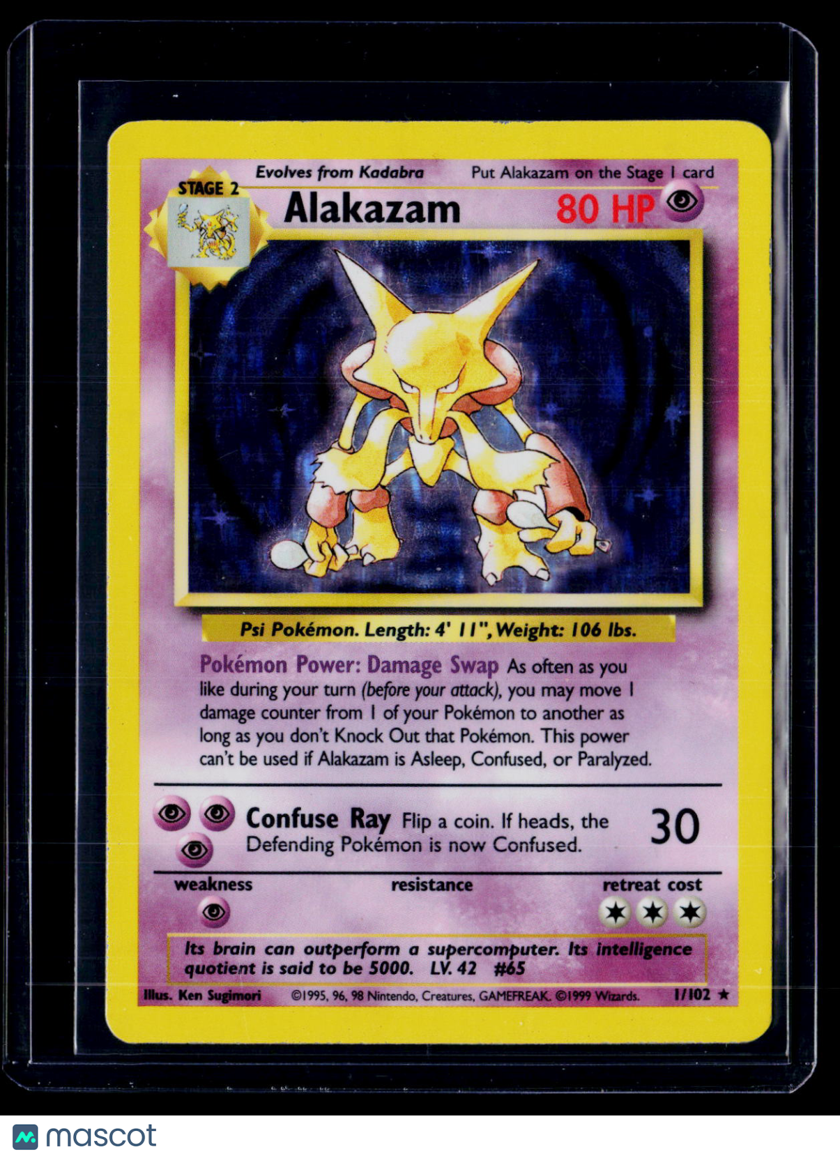 Pokemon Alakazam 1 102