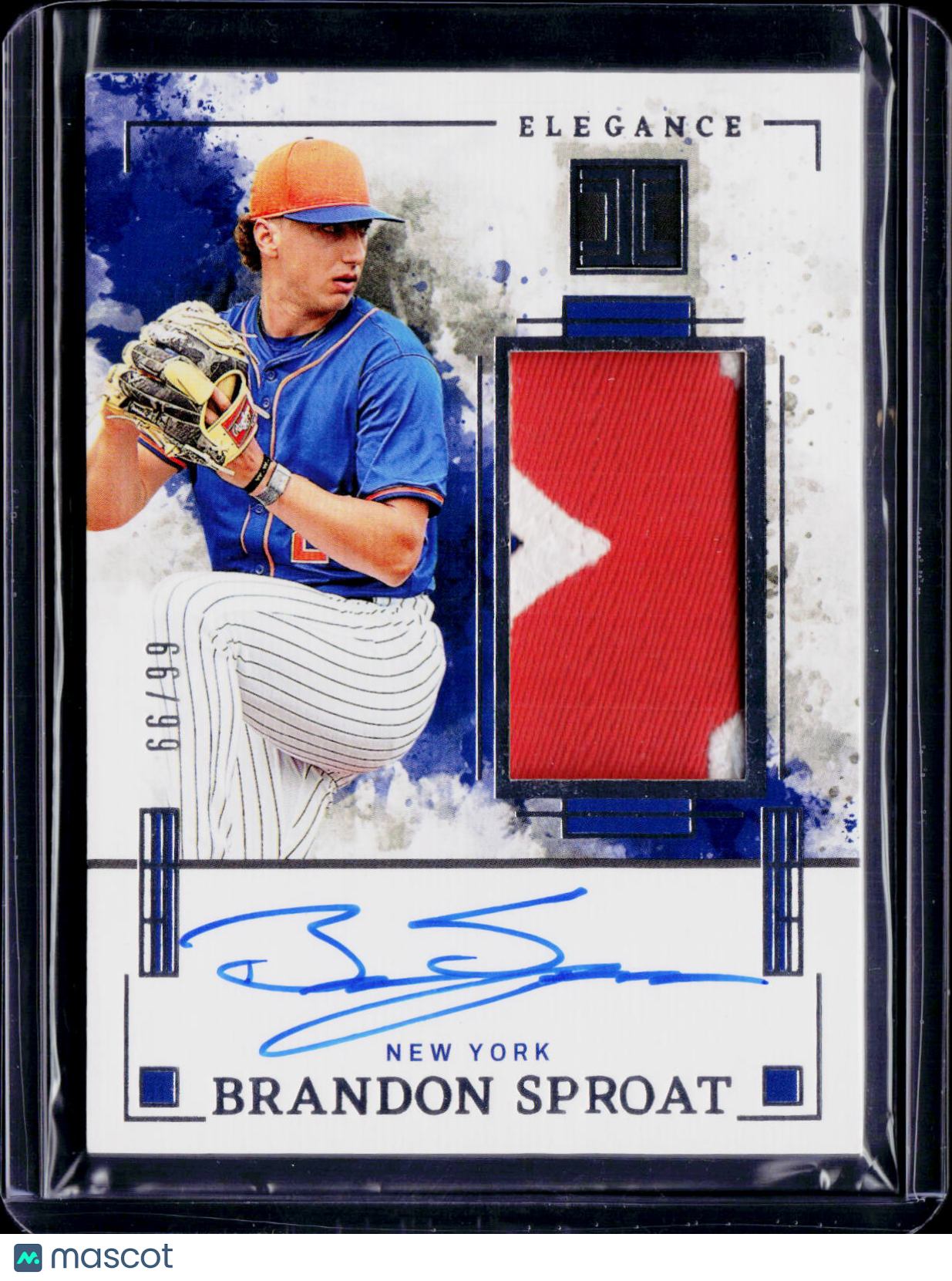 2025 Impeccable Baseball Brandon Sproat Elegance Patch Auto /99