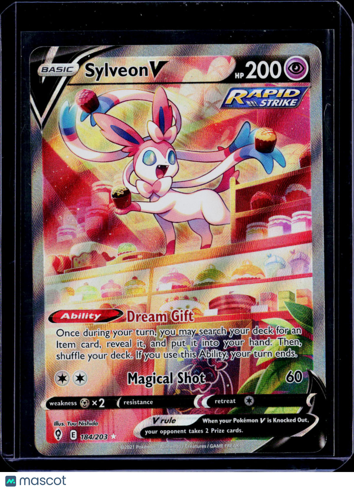 Pokemon Sylveon V 184 203