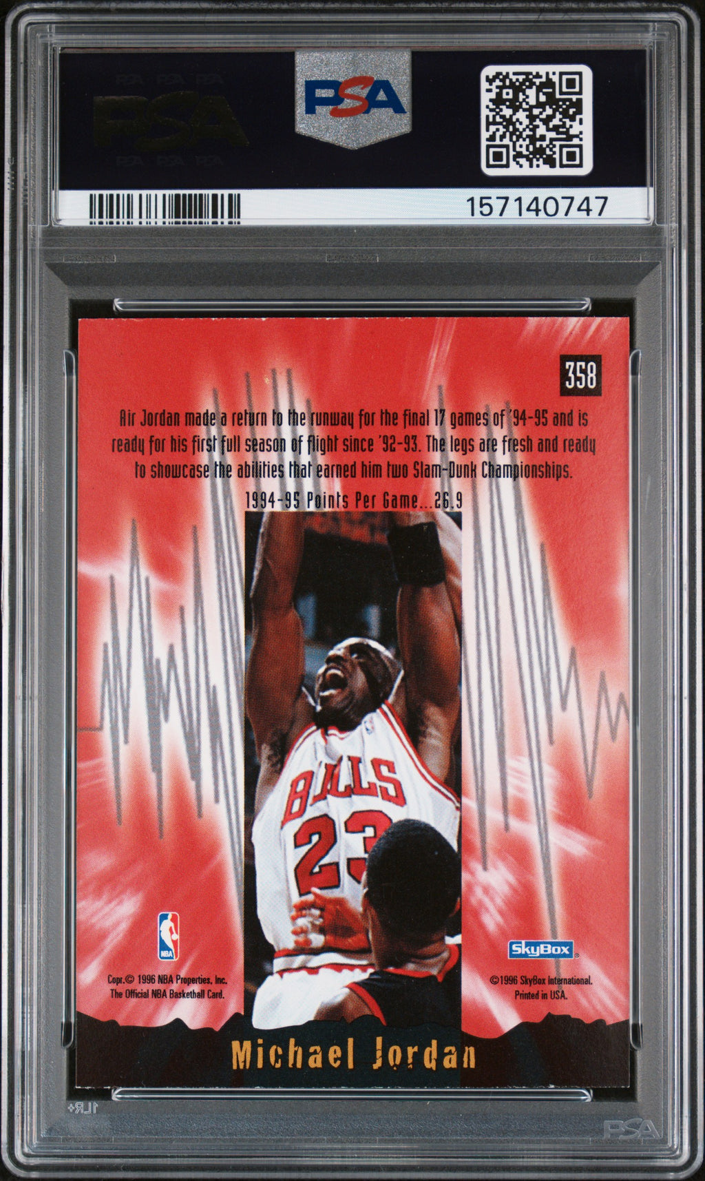 1995 Hoops Michael Jordan PSA 7