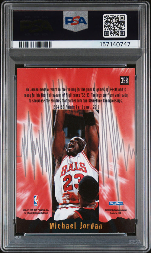 1995 Hoops Michael Jordan PSA 7