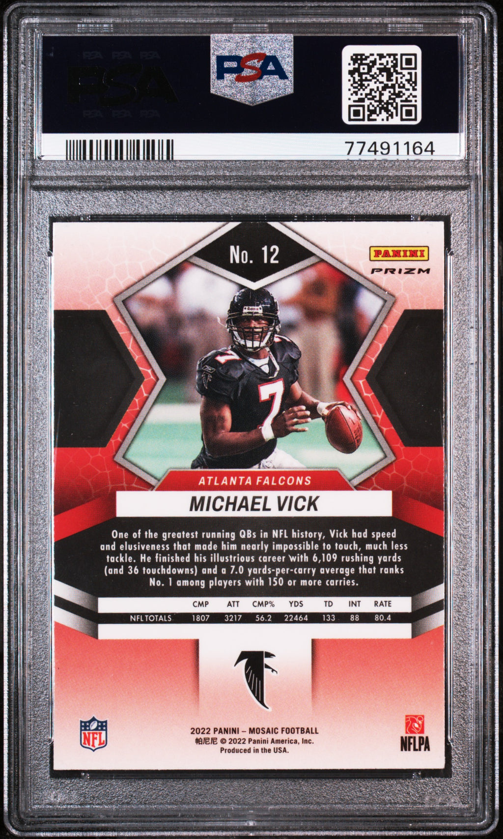 2022 Mosaic Michael Vick Genesis PSA 9