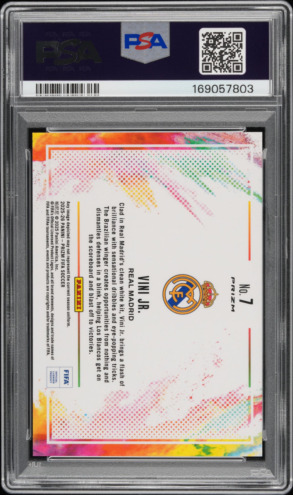 2025-26 Prizm Vini Jr. Color Blast PSA 10