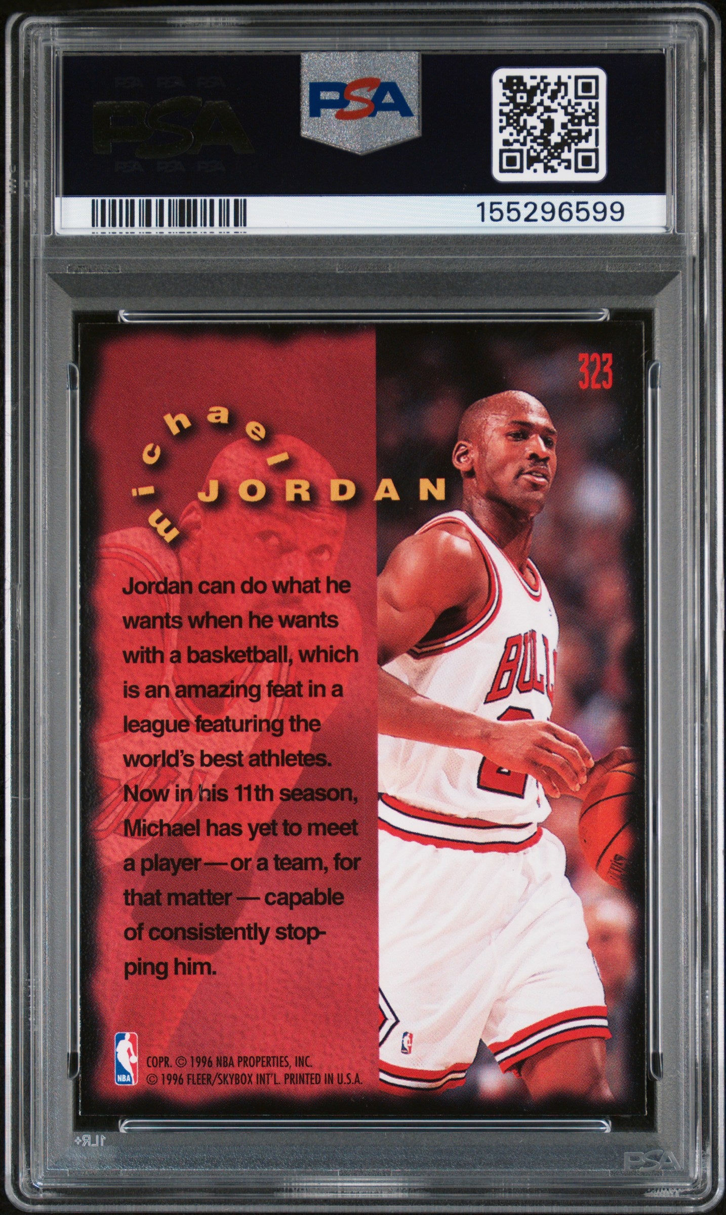 1995 Fleer Michael Jordan PSA 7