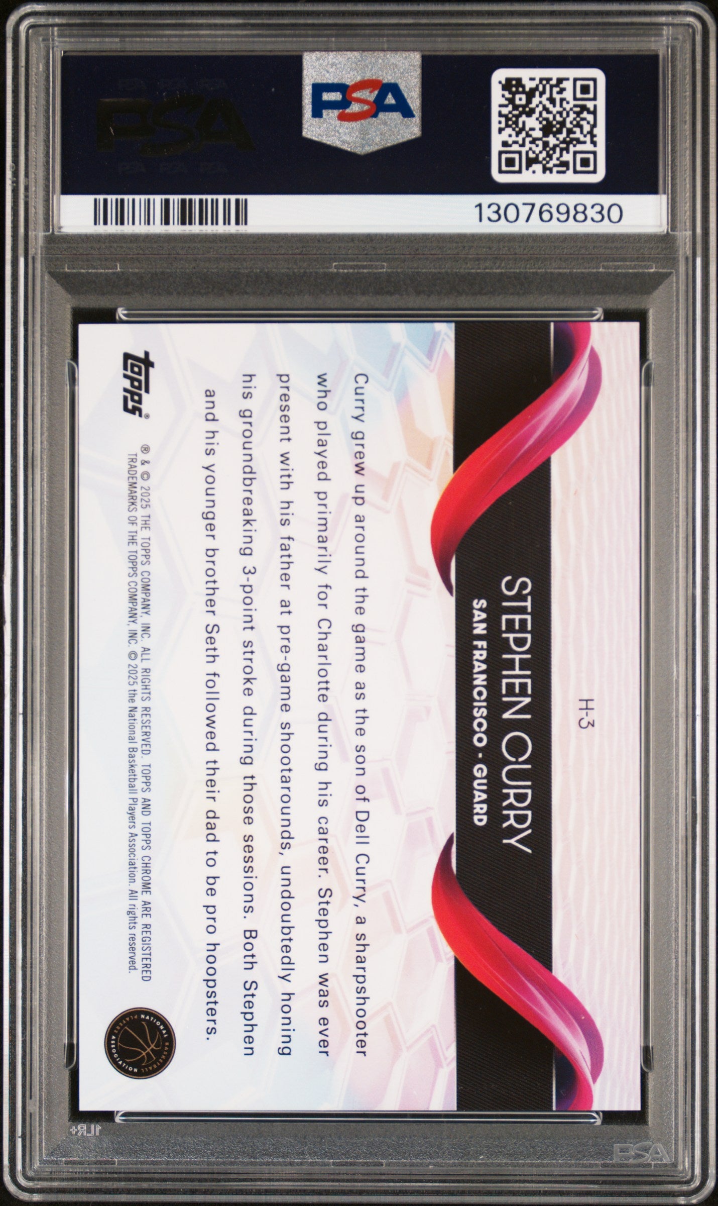 2024 Topps Chrome Stephen Curry PSA 10