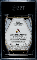 2022 Topps Tier One Paul Goldschmidt Triple Patch 1/1 SGC 9