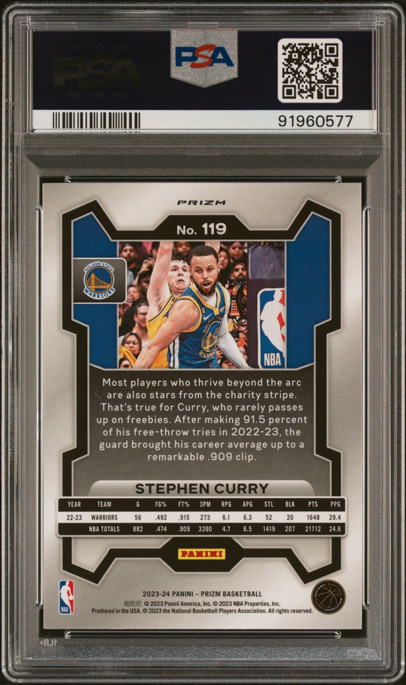 2023 Prizm Stephen Curry Pink Ice PSA 10