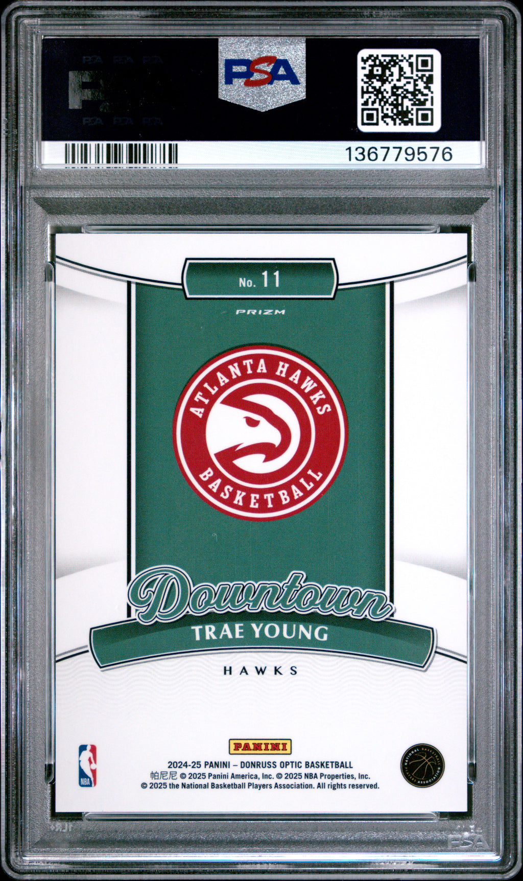 2024 Optic Trae Young Downtown PSA 10