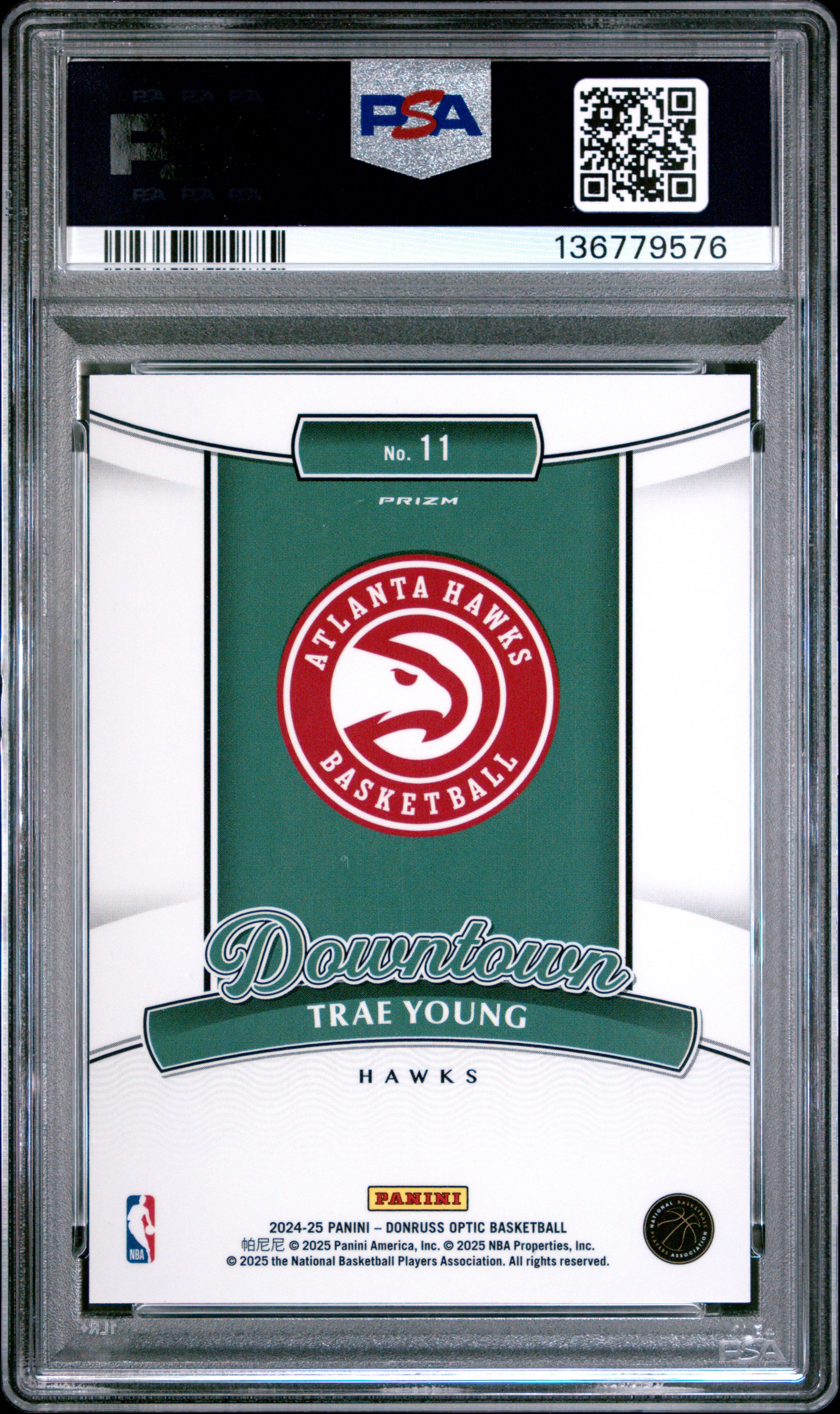 2024 Optic Trae Young Downtown PSA 10