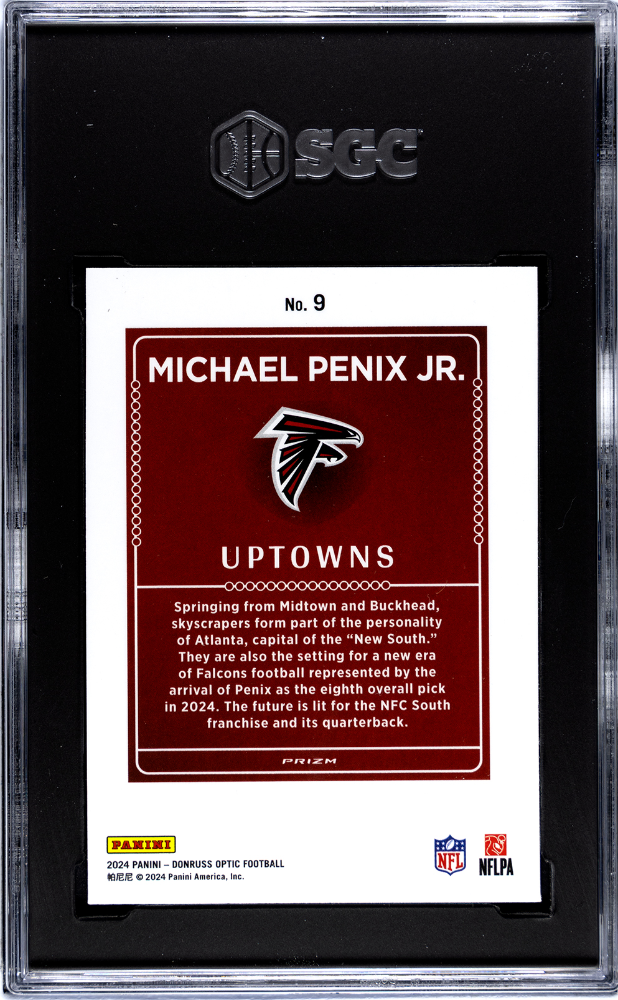 2024 Donruss Optic Michael Penix JR. #9 Uptowns SGC 9