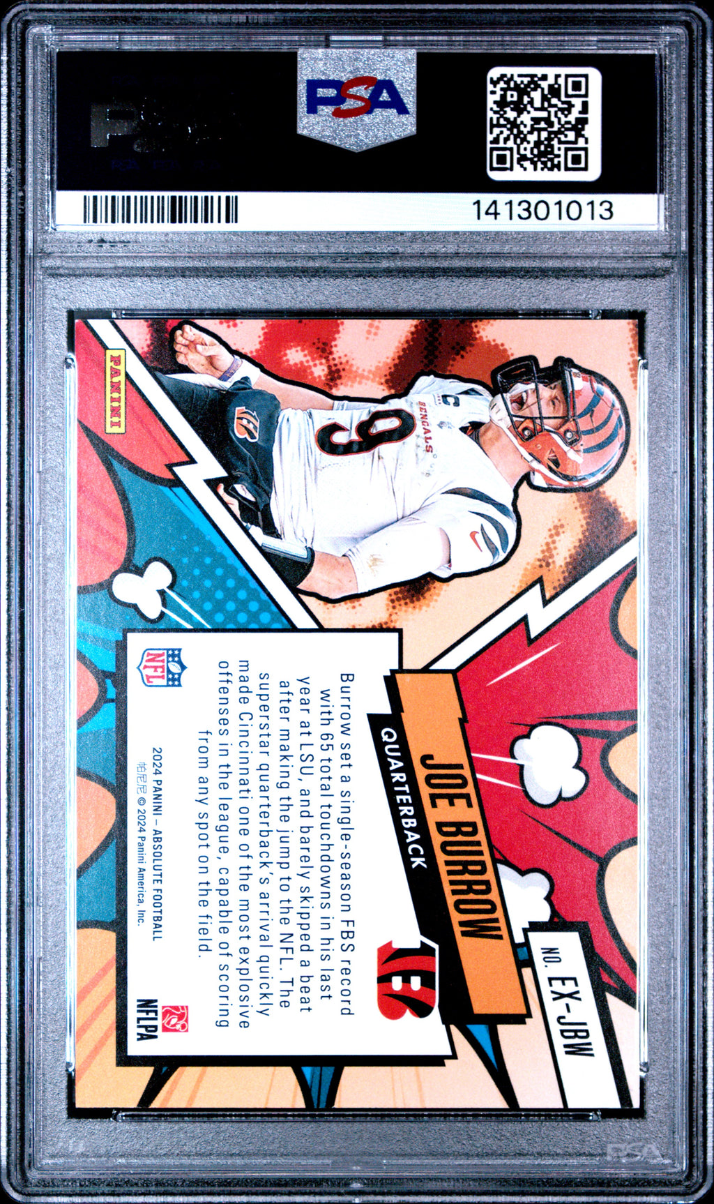 2024 Absolute Joe Burrow Explosive PSA 9
