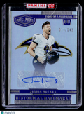 2023 Plates & Patches Justin Tucker Historical Hallmarks Auto 14/149