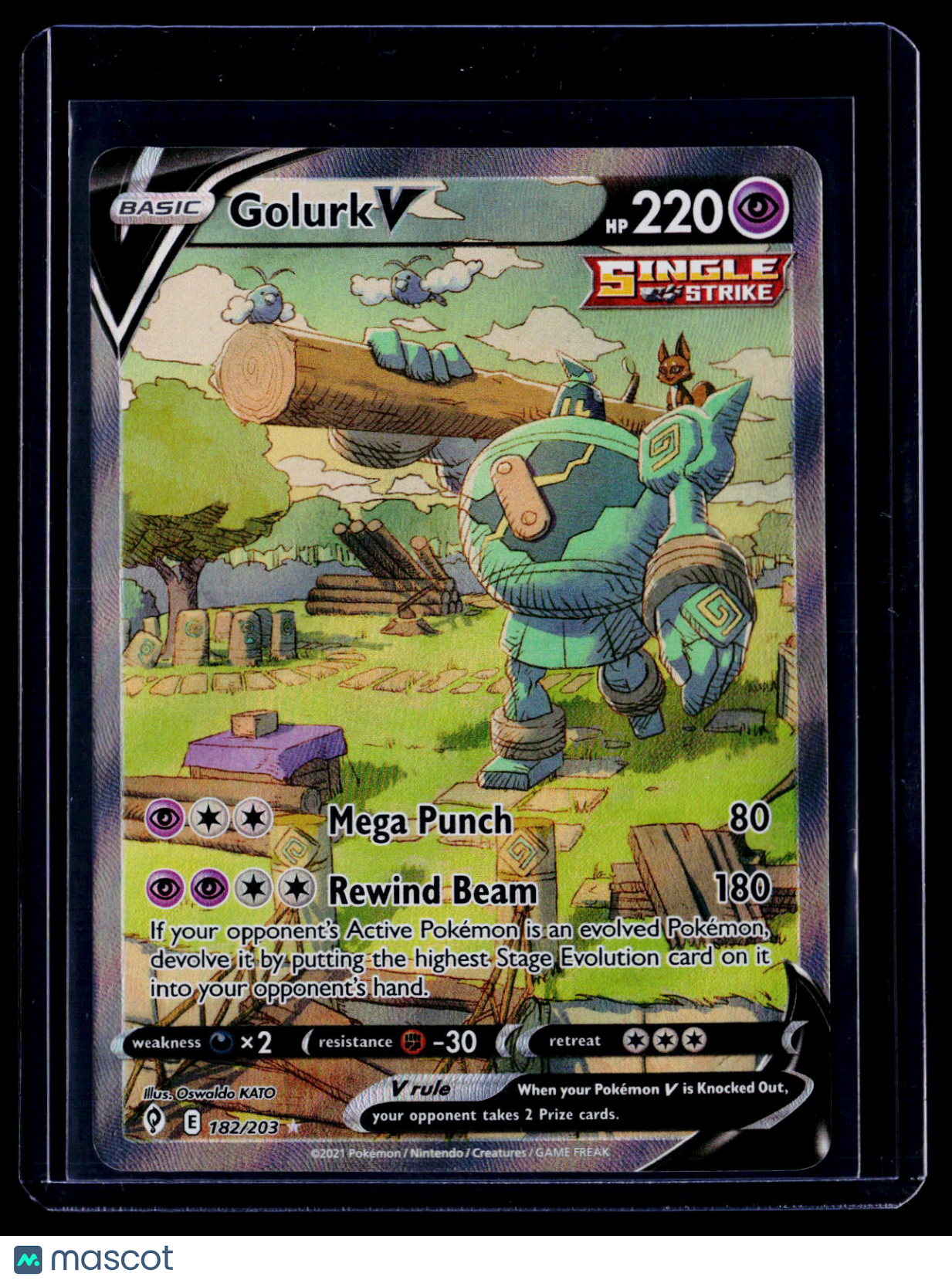 Golurk V Evolving Skies