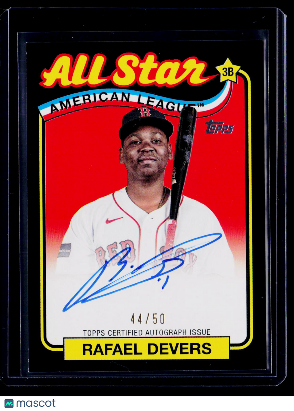 2024 Topps Rafael Devers All Stars Black Auto 44/50