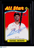 2024 Topps Rafael Devers All Stars Black Auto 44/50