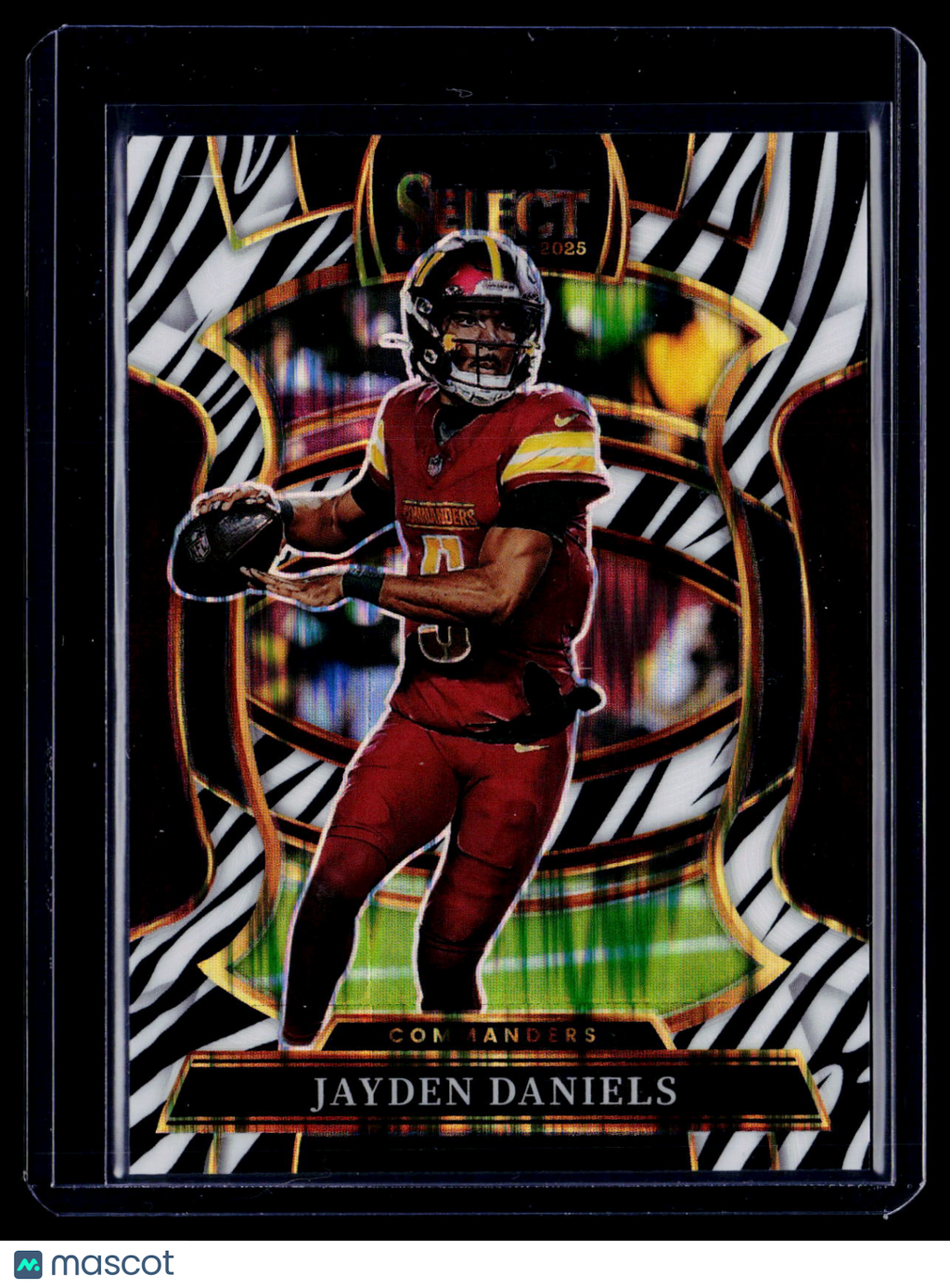 2025 Select Jayden Daniels Concourse Zebra Case Hit