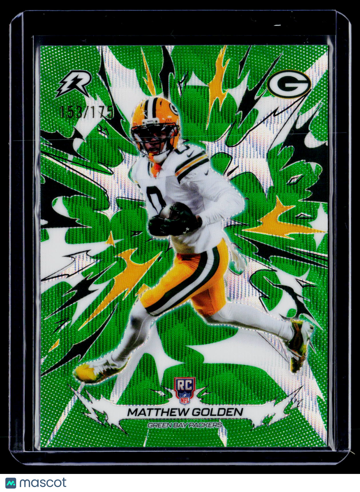 2025 Topps Resurgence Matthew Golden Rookie Green Power Surge 153/175 RC