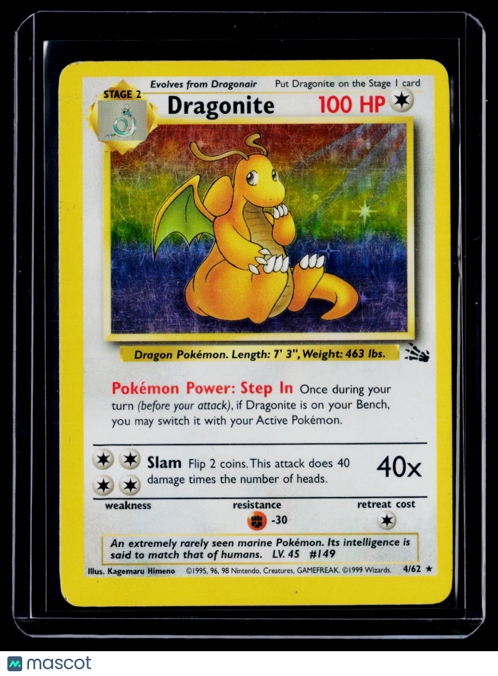 Pokemon Dragonite 4 62