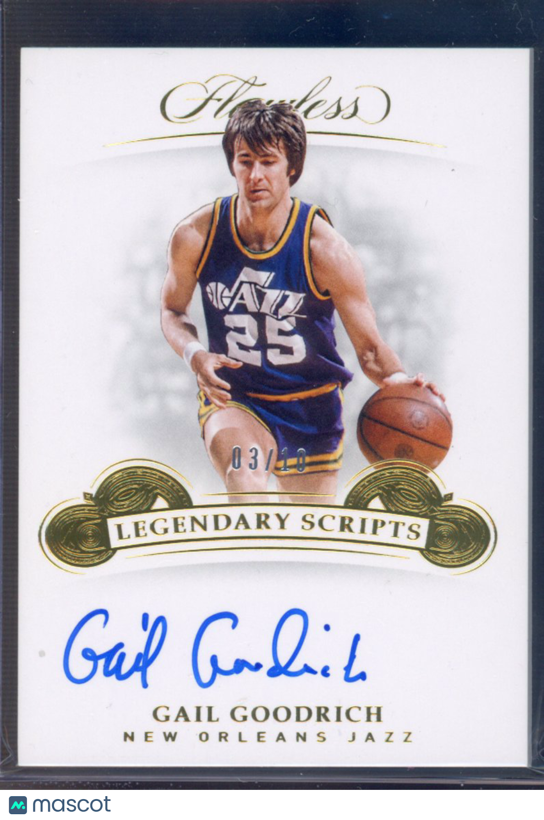 2018-19 Flawless Gail Goodrich Legendary Scripts 03/10