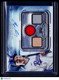 2025 Topps Sterling Corey Seager Triple Patch Auto 9/10