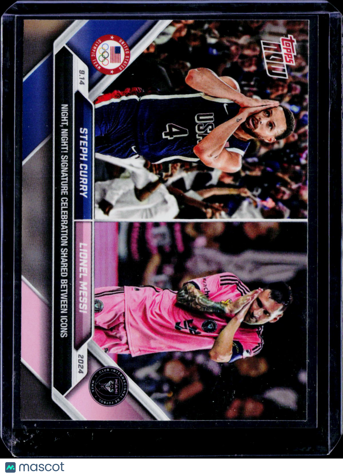 2024 Topps Now Steph Curry/Lionel Messi