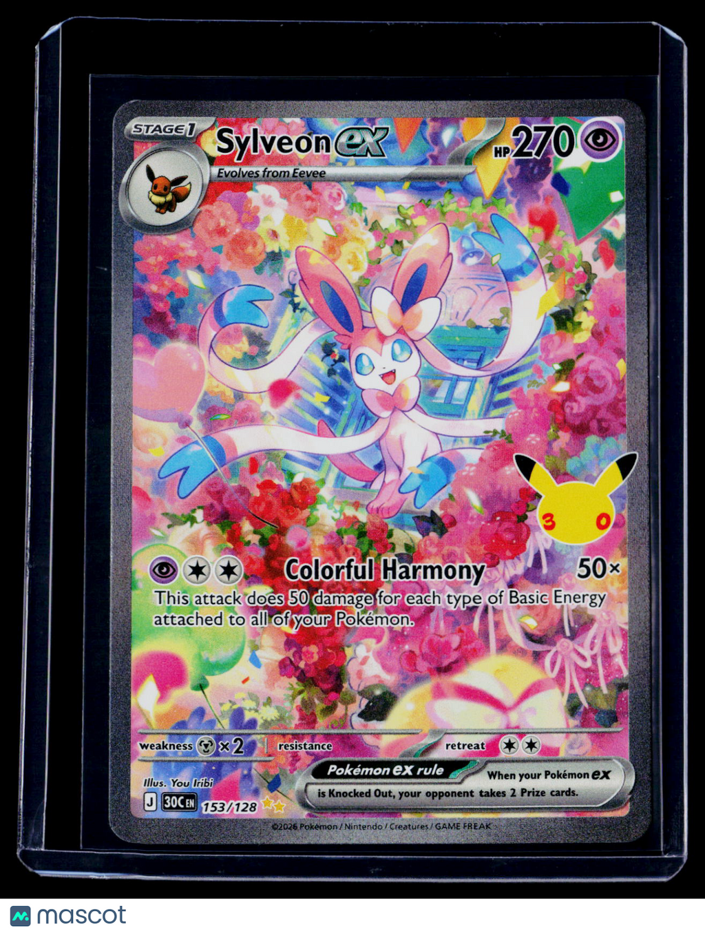 Pokemon Sylveon EX 153 128