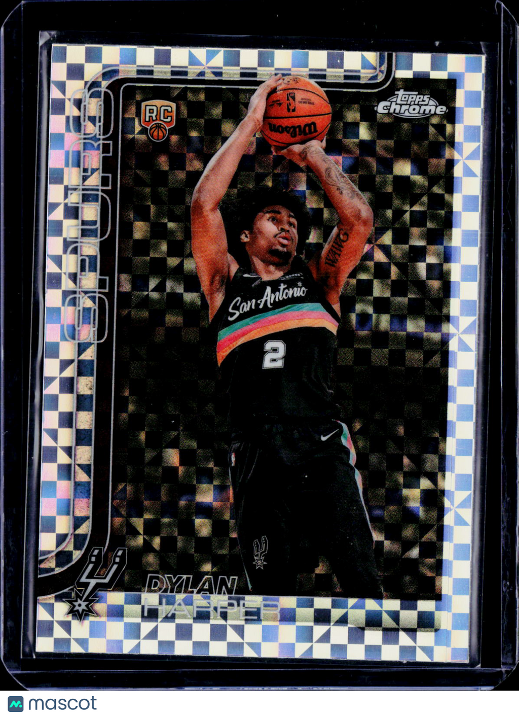 2025-26 Topps Chrome Update Dylan Harper X-Fractor