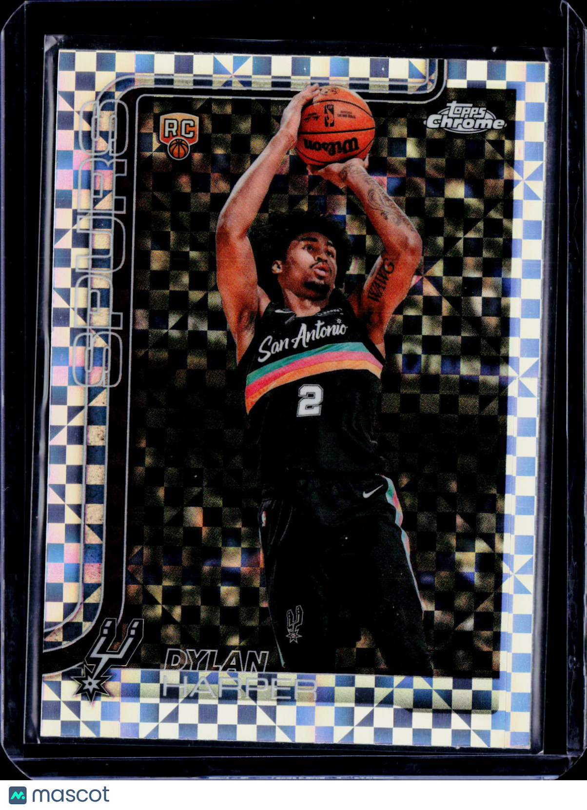 2025-26 Topps Chrome Update Dylan Harper X-Fractor