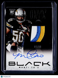 2013 Panini Black Monti Te'O Rookie Patch Auto RPA 9/99 RC