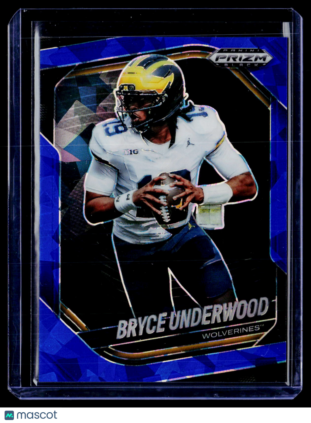 2025 Prizm Black Bryce Underwood Blue Cracked Ice 24/125