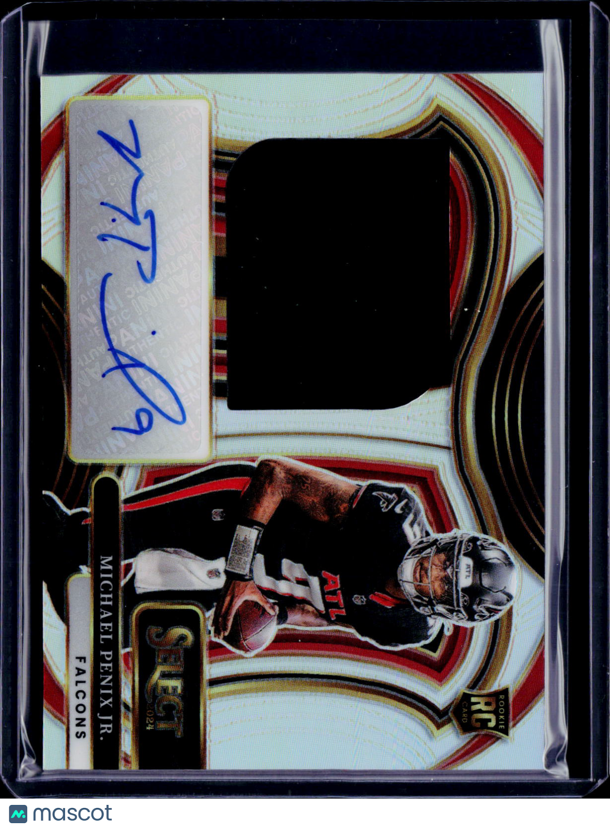 2024 Select Michael Penix Jr Jumbo Rookie Patch Auto 05/99 RC