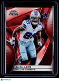 2025 Topps Chrome Black CeeDee Lamb Orange Refractor 21/25