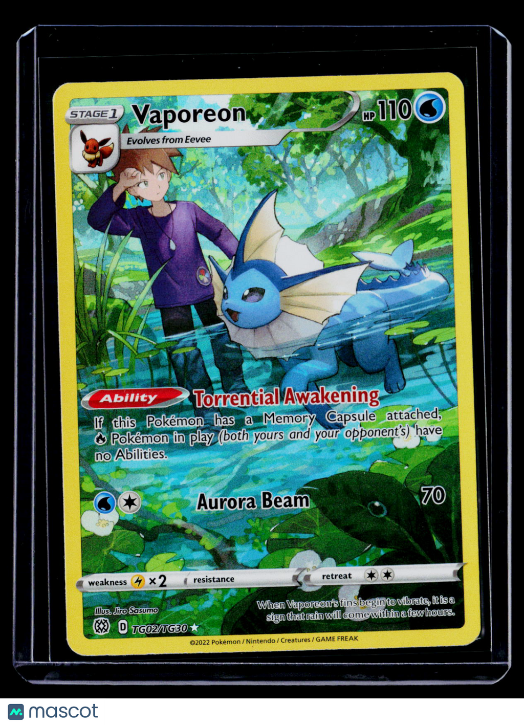Pokemon Vaporeon TG02 TG30