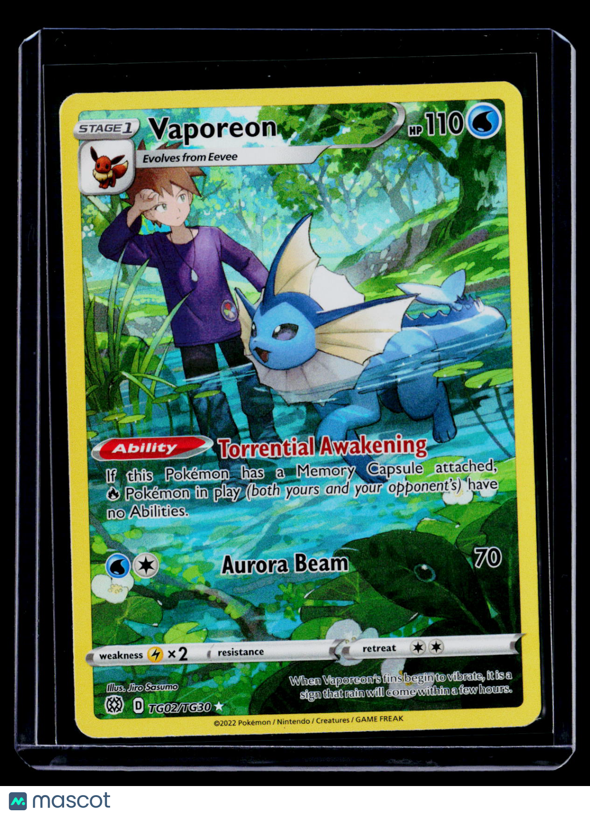 Pokemon Vaporeon TG02 TG30