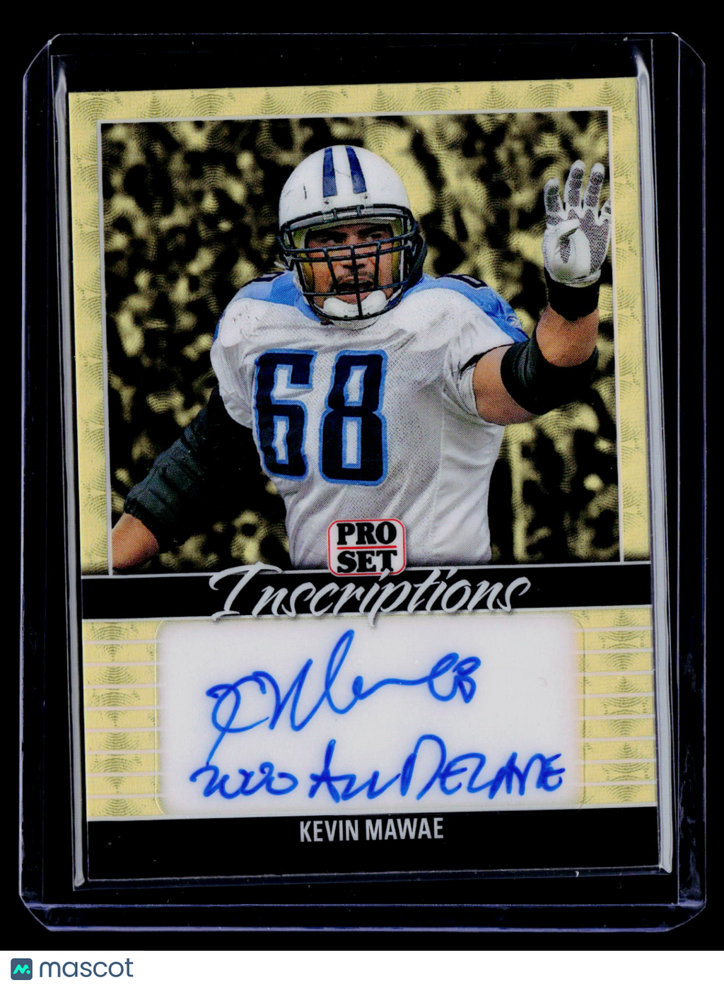 2024 Leaf Kevin Mawae Gold VInyl Auto 1/1