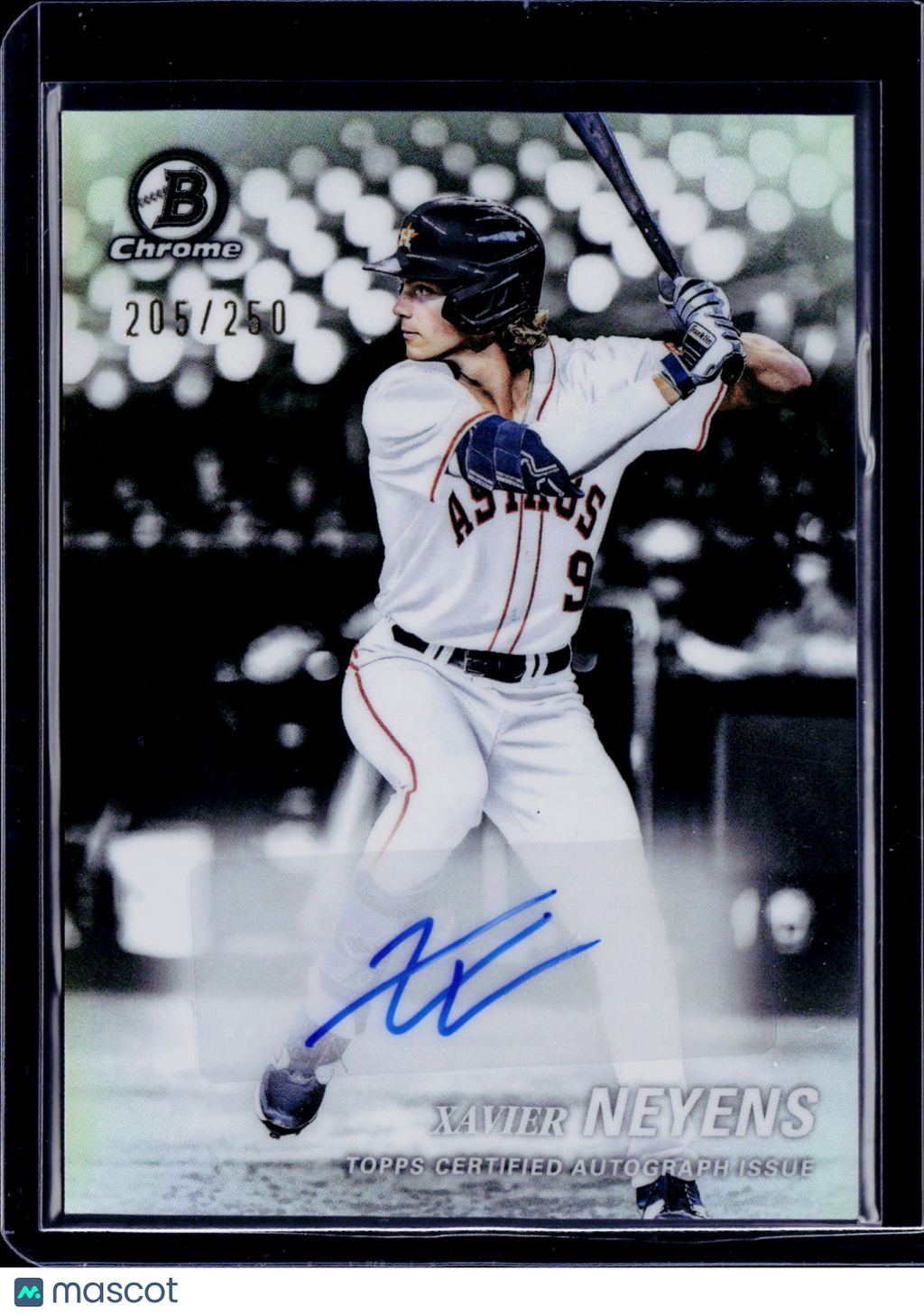 2025 Bowman Chrome Xavier Neyens Achromatic Autograph 205/250