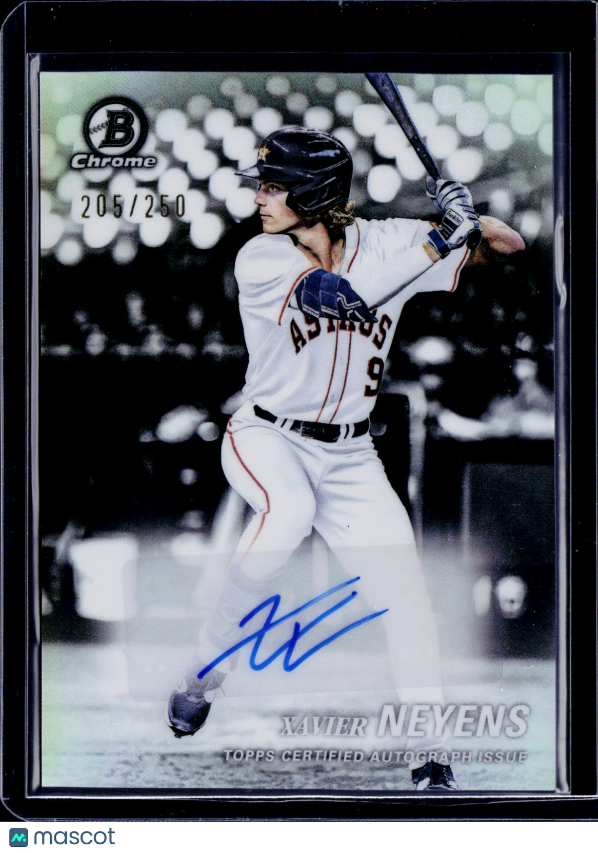 2025 Bowman Chrome Xavier Neyens Achromatic Autograph 205/250