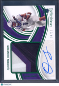2023 Immaculate Collegiate Quentin Johnston Rookie Patch Auto 04/13 RC