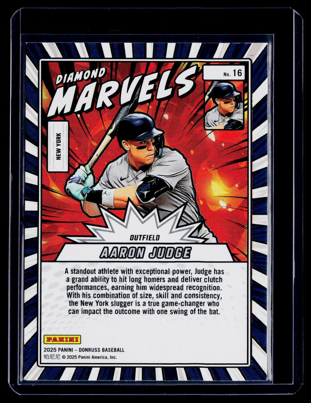 2025 Donruss Aaron Judge Diamond Marvels