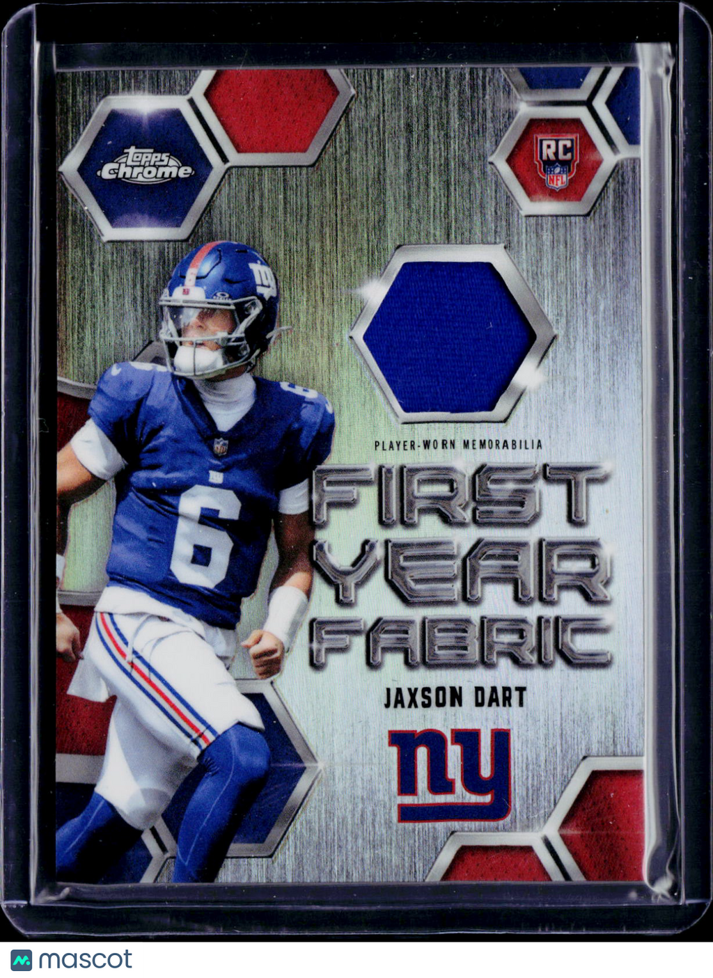 2025 Topps Chrome Jaxson Dart First Year Fabric Patch