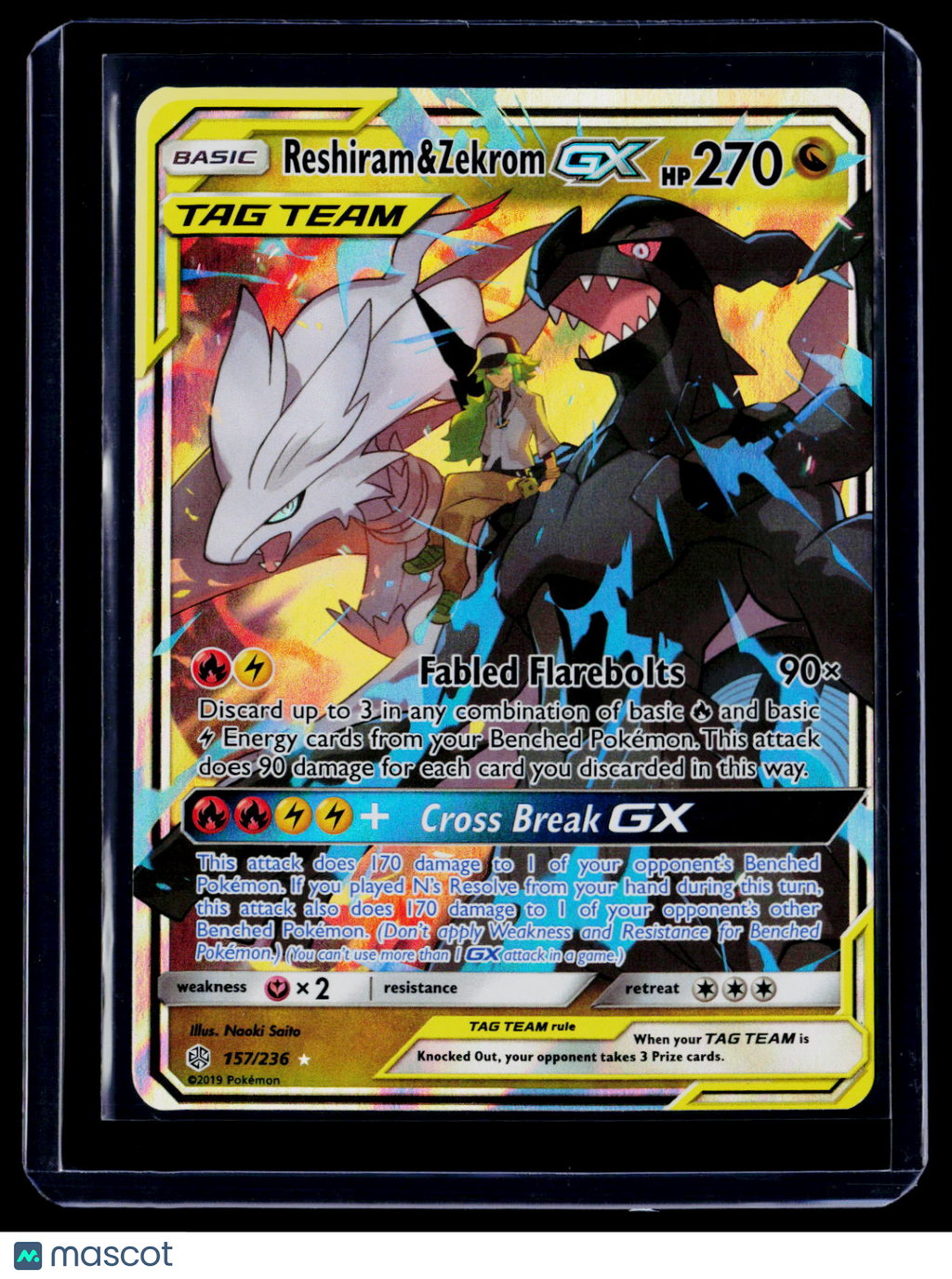 Pokemon Reshiram & Zekrom GX 157 236