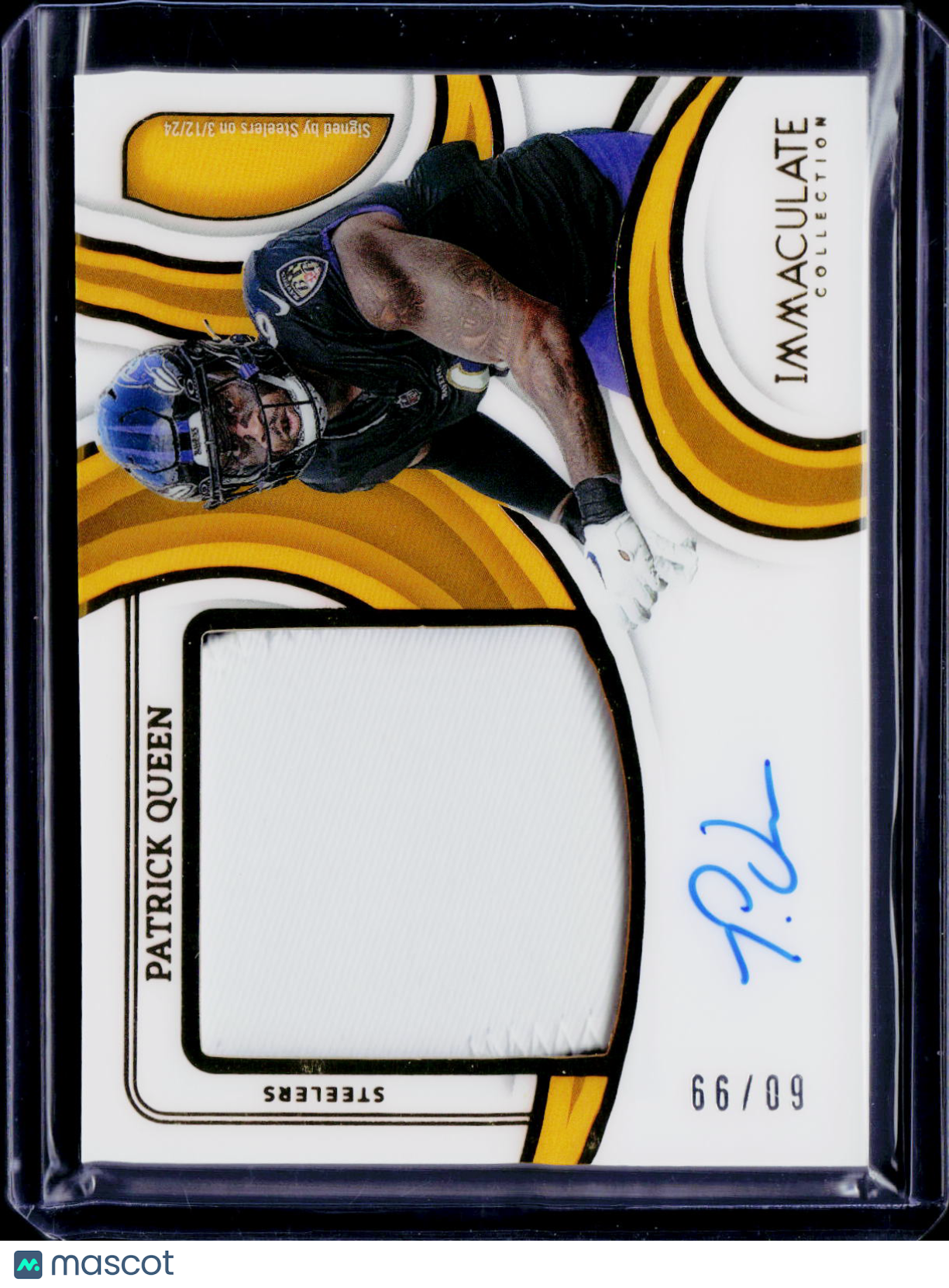 2024 Immaculate Patrick Queen Patch Auto /99
