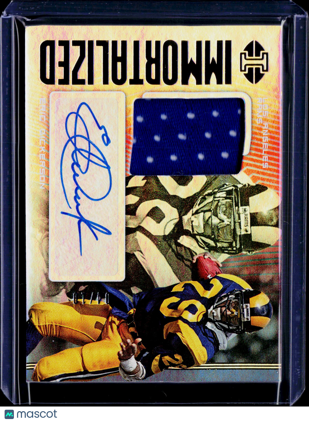 2019 Illusions Eric Dickerson Immortalized Patch Auto /10