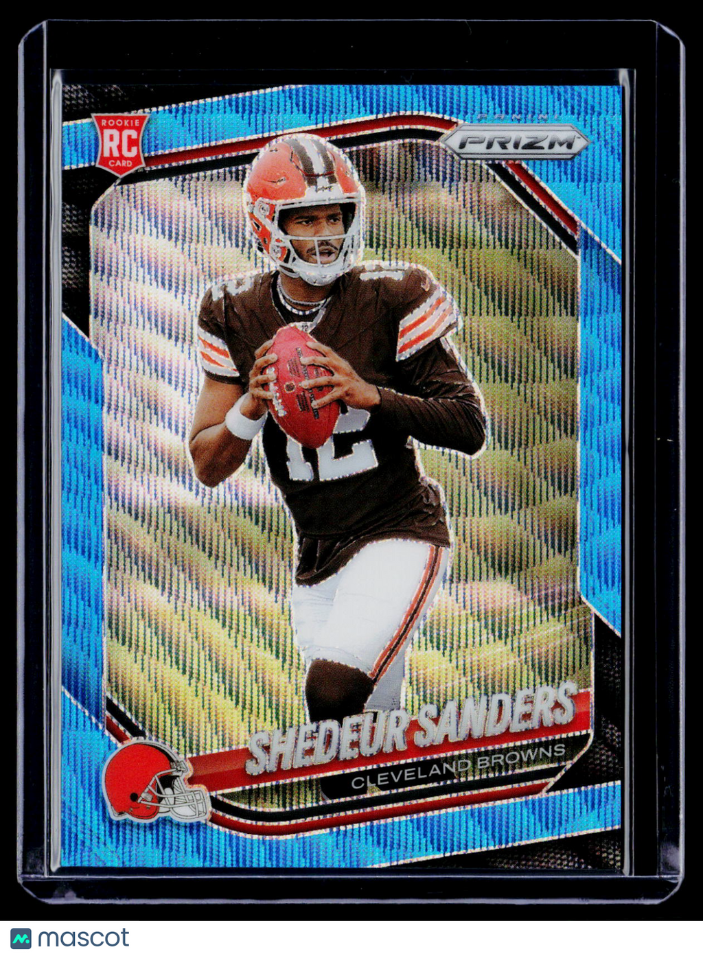 2025 Prizm Shedeur Sanders Rookie Blue Wave 109/230 RC
