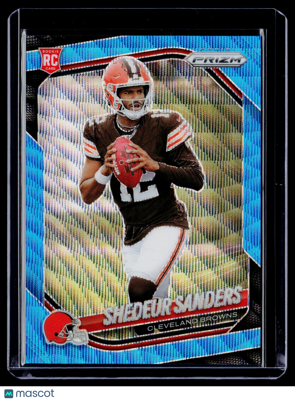 2025 Prizm Shedeur Sanders Rookie Blue Wave 109/230 RC