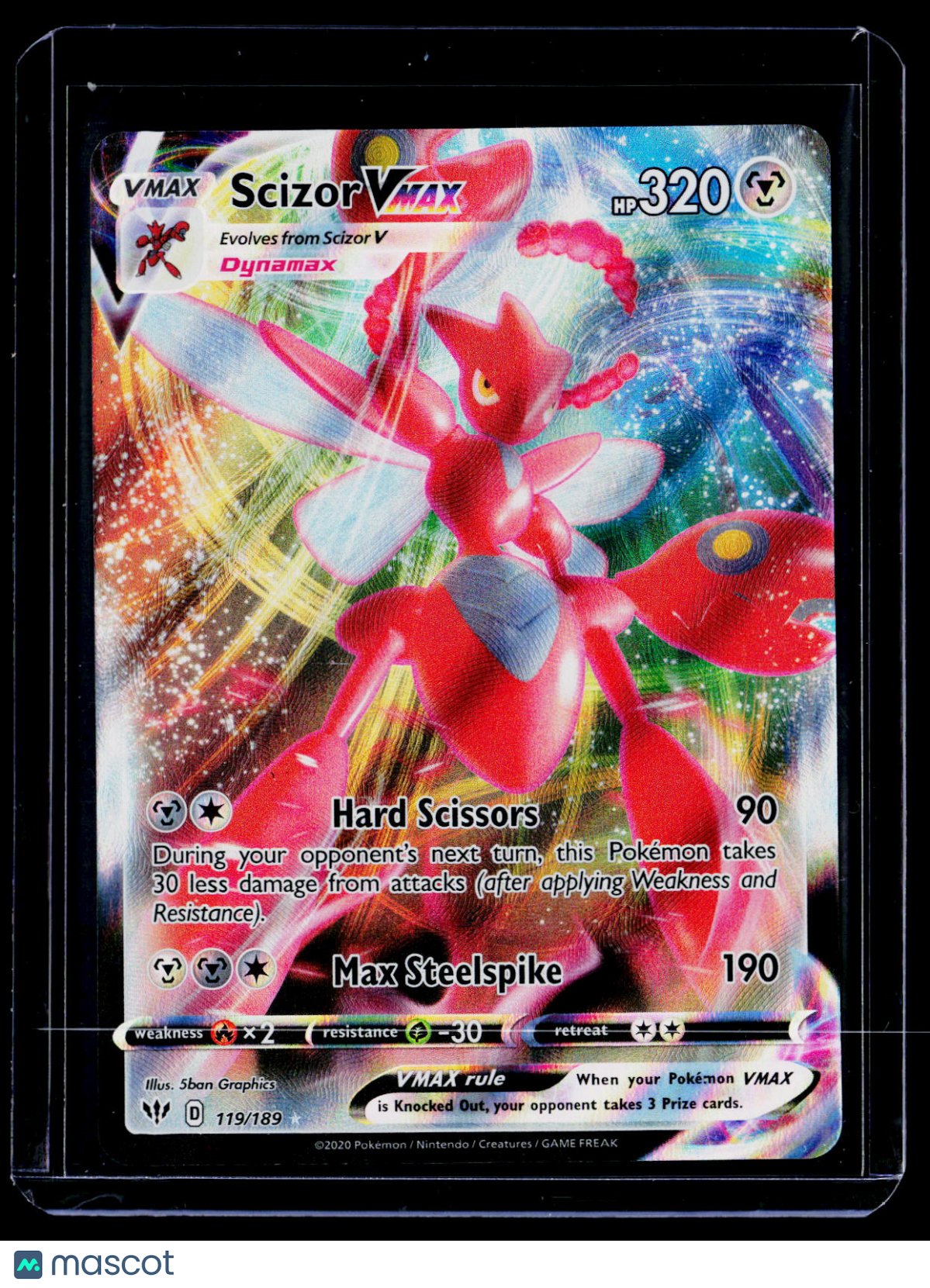 Scizor Vmax Darkness Ablaze