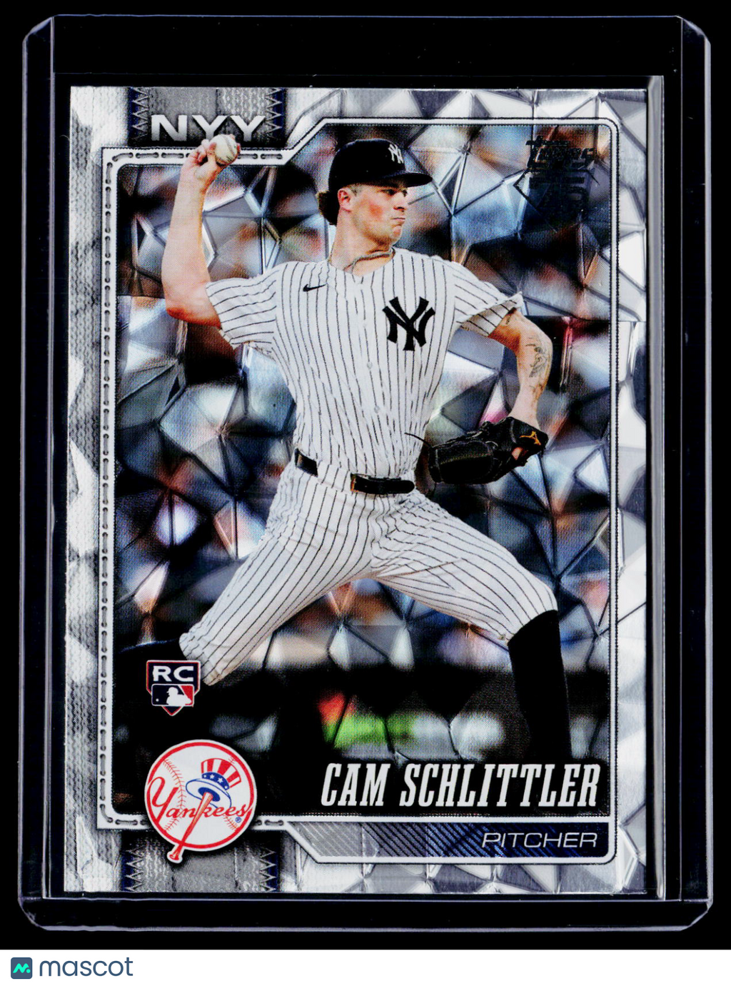 2026 Topps Series 1 Cam Schlittler Rookie Diamante RC