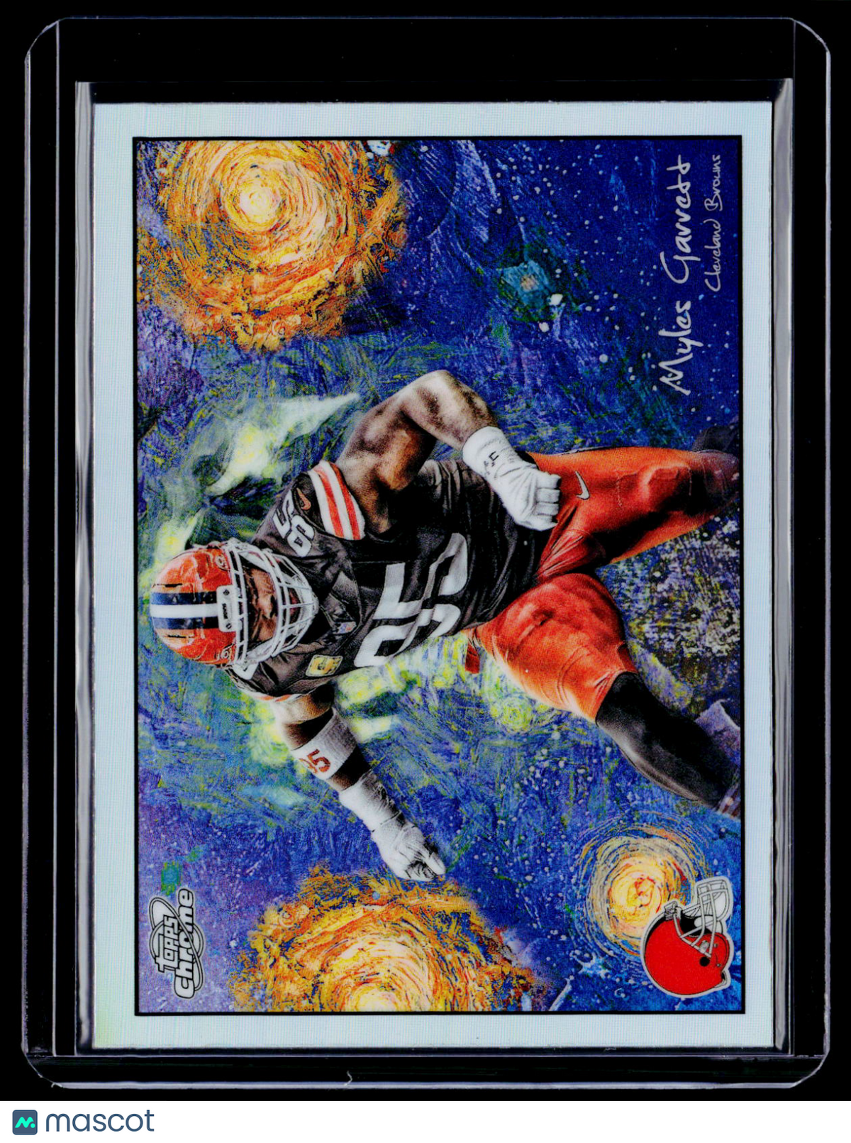2025 Topps Chrome Black Myles Garrett Stars in the Night A