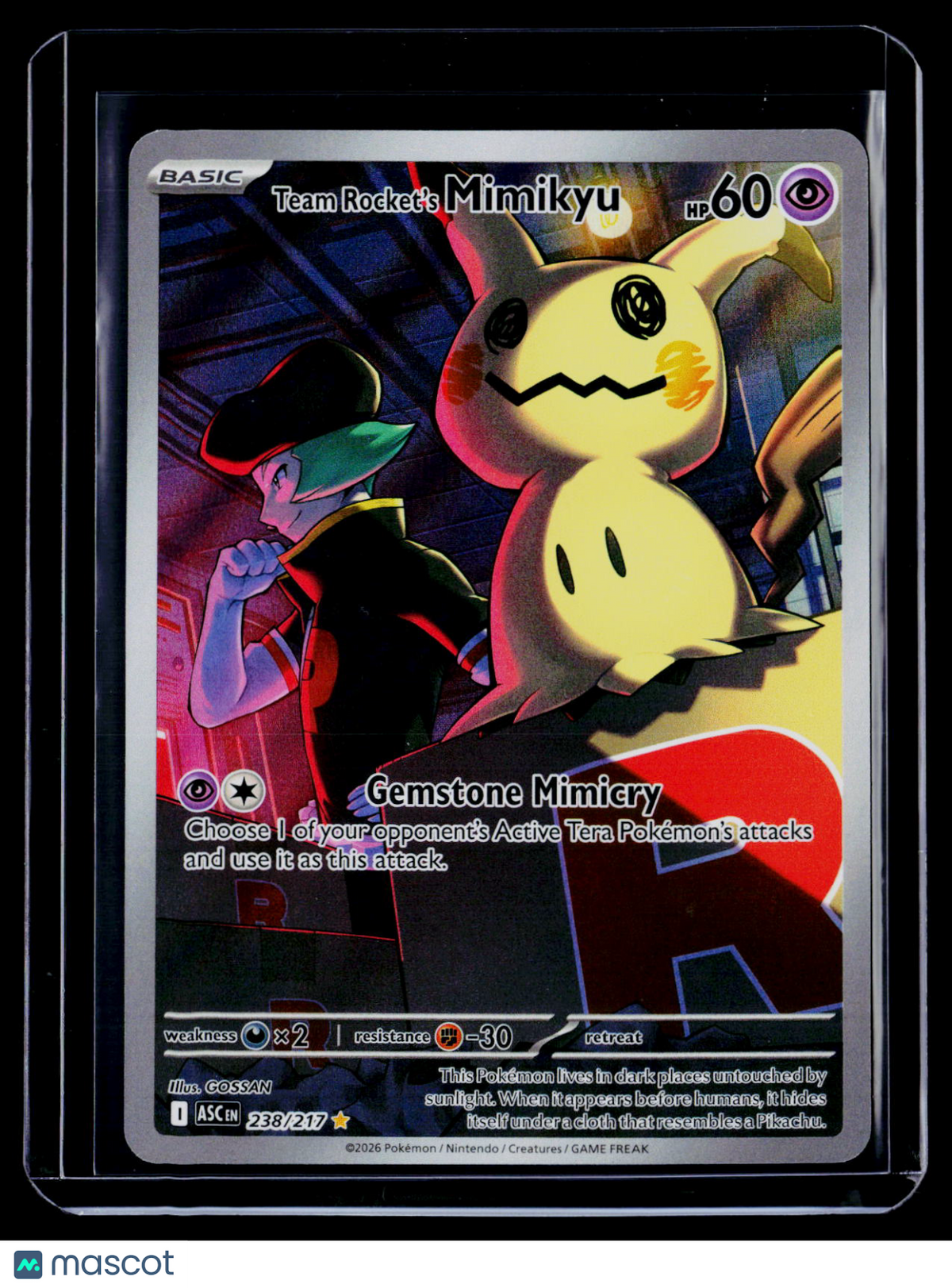 Pokemon Team Rocket's Mimikyu 238 217