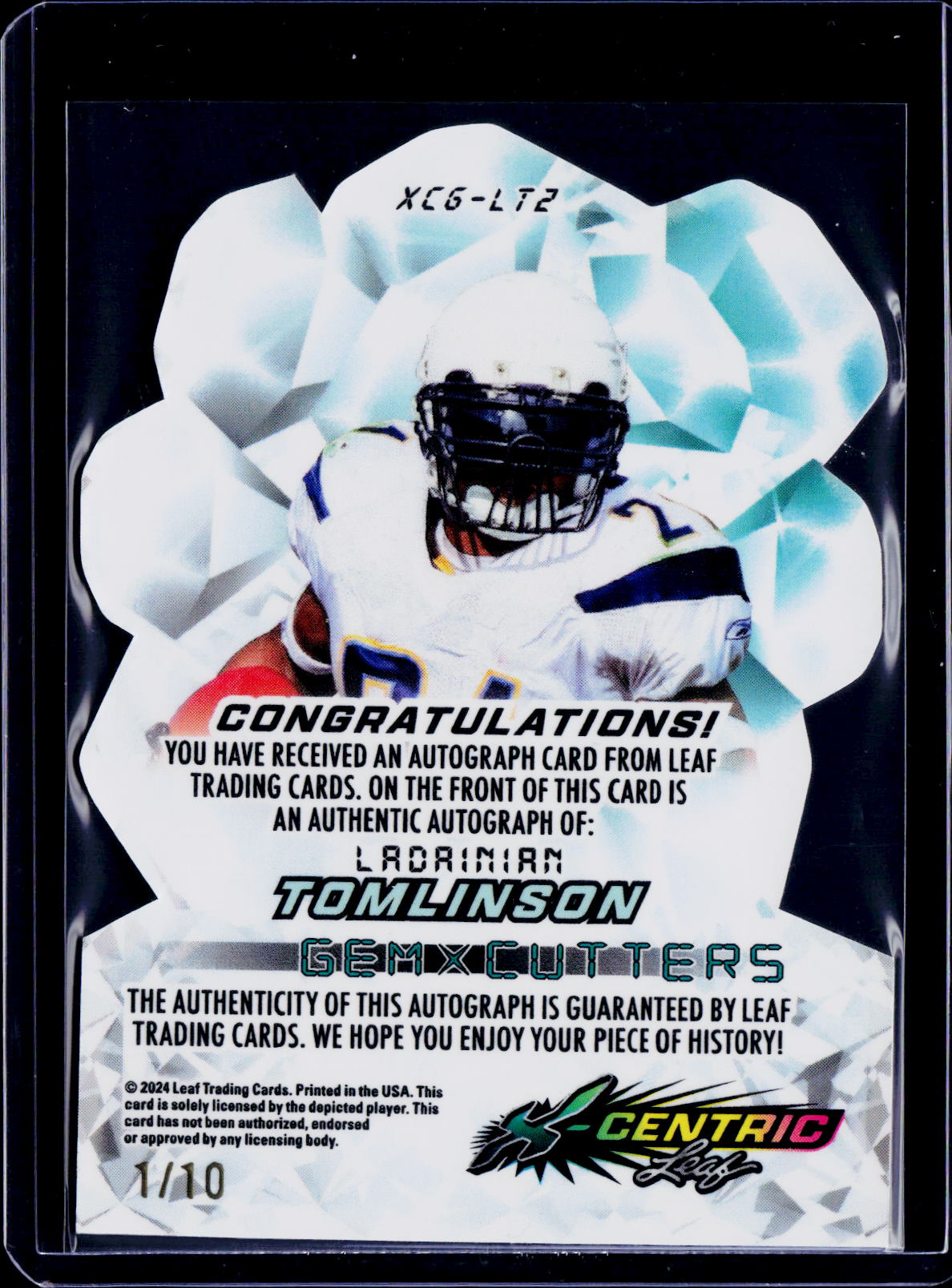 2024 Leaf X-Centric LaDainian Tomlinson Auto 1/10